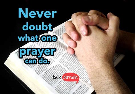 Never Doubt Prayers Amen Cando