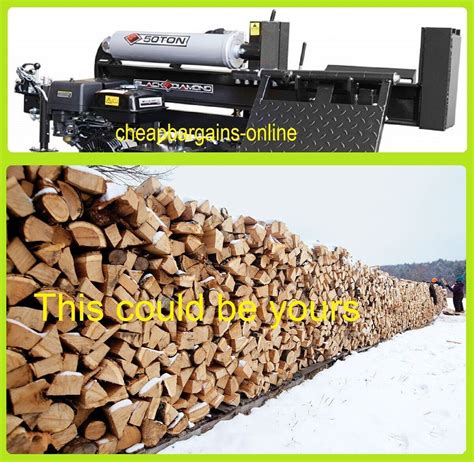 50 Ton Hydraulic Log Splitter 50ton Wood Splitter 15hp Electric Start
