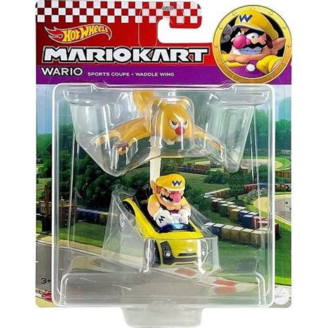 Hot Wheels Super Mario Kart Wario B Dasher Wing Glider Paraglider Free My Xxx Hot Girl