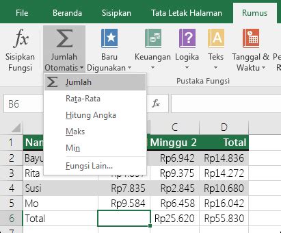 Cari Data dengan Cepat Menggunakan Formula Excel