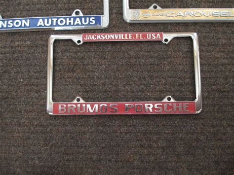 vintage license plate frames - Pelican Parts Forums
