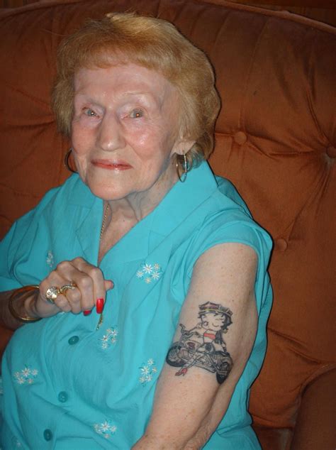 My 87 Year Old Step Grandmother Decided It Was Time To Get A Tattoo Get A Tattoo Funny Old