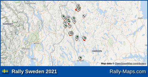 Maps Rally Sweden 2021 Wrc Rally