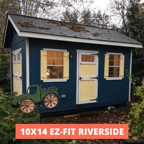 Ez Fit Riverside Shed Kit Outdoor Garden Shed — Homestead Supplier