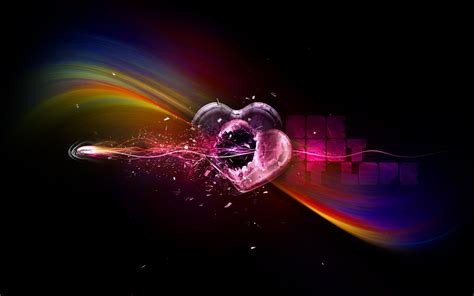 51 Colorful Hearts Background On Wallpapersafari