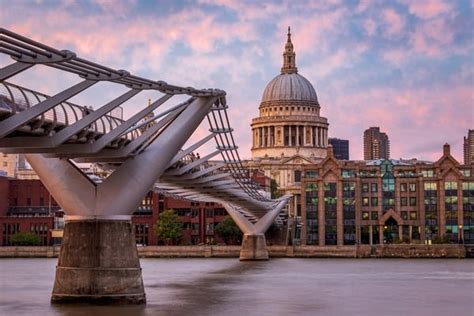 View Of St Pauls Cathedral From Millennium Bridge Photo Spot