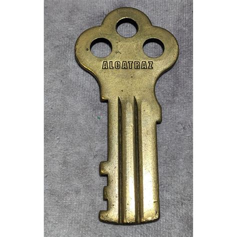 Vintage Souvenir Brass Alcatraz Prison Key Etsy