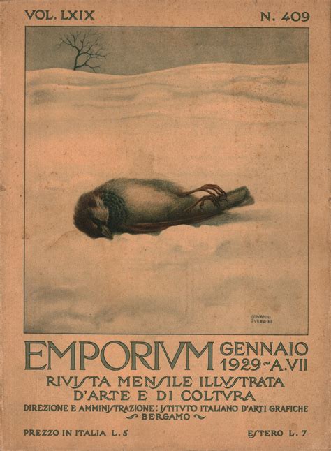 Emporium Anno 1929 Annata Completa 12 Fascicoli Aavv Usato Arte