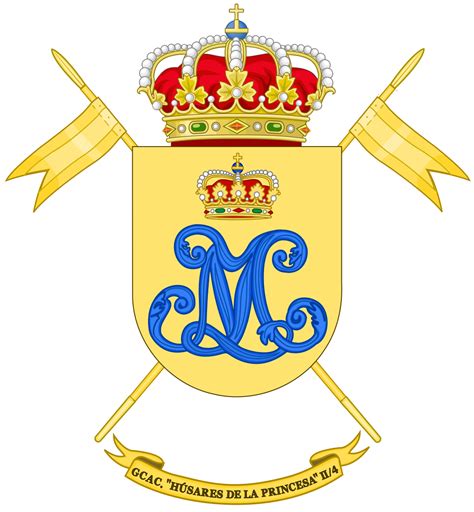file coat of arms of the 2nd 4 cavalry armored group princesa svg husares escudo guerreros