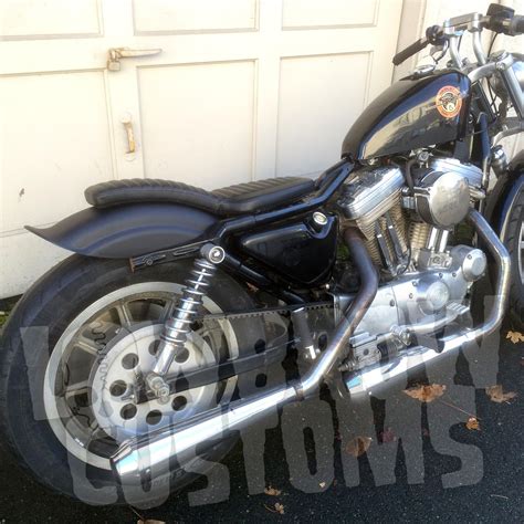 Lowbrow Customs / Custom Rear Motorcycle Fender for Harley Davidson