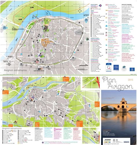 Avignon Tourist Map