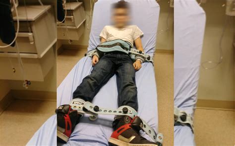 Police Arrest 8 Year Old Boy Put Him In Restraints And Inject Him With