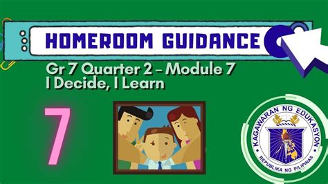 Homeroom Guidance Self Learning Module Grade 7 Otosection