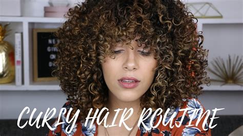 Super Defined Curly Hair Routine Long Lasting Youtube