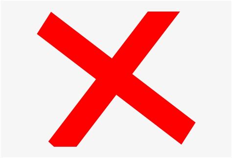 red cross mark clipart printable x mark 640x480 png
