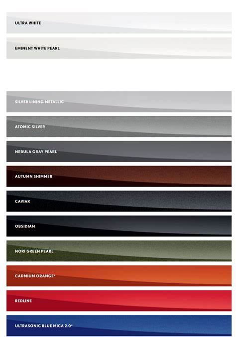 Lexus Paint Codes And Color Charts