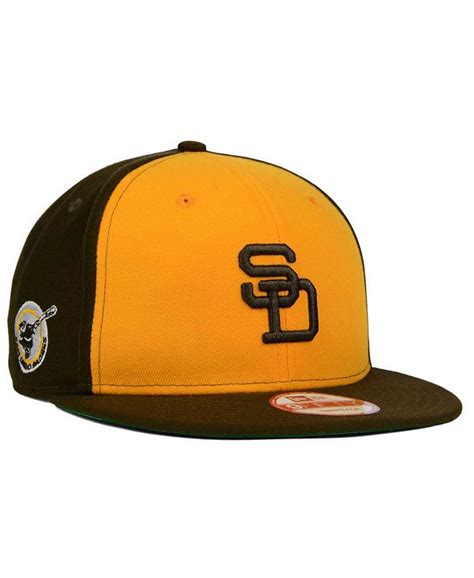 New Era San Diego Padres 2 Tone Link Cooperstown 9fifty Snapback Cap