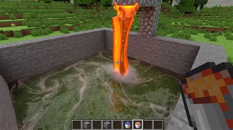Realistic Lava Vs Realistic Water In Minecraft Minecraft Youtube