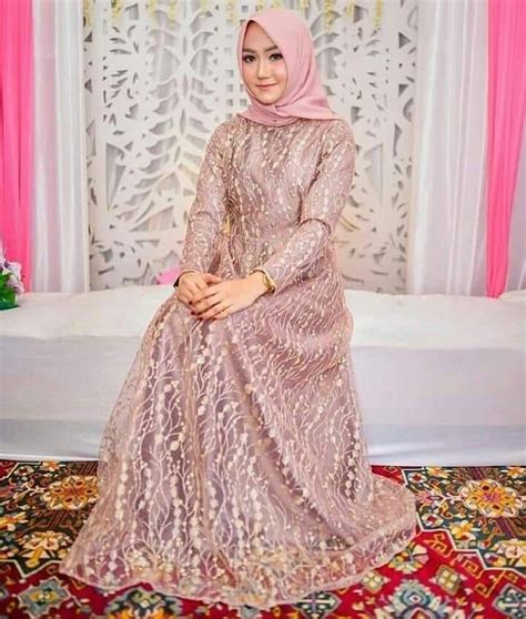 Model Kebaya Modern Brokat Hijab Barangnesia Com