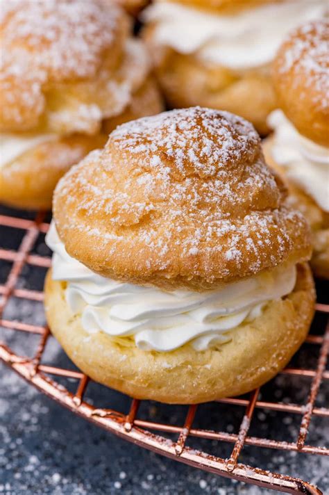 How To Make Cream Puffs Choux Pastry Tastes Of Lizzy T