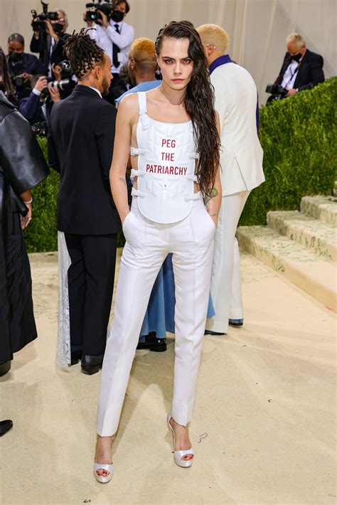 Cara Delevingne Sends A Message With Met Gala 2021 Outfit
