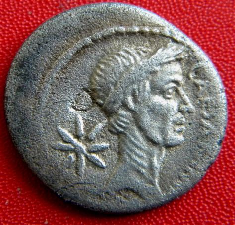 Julius Caesar Veiled Portrait Denarius Coin Talk