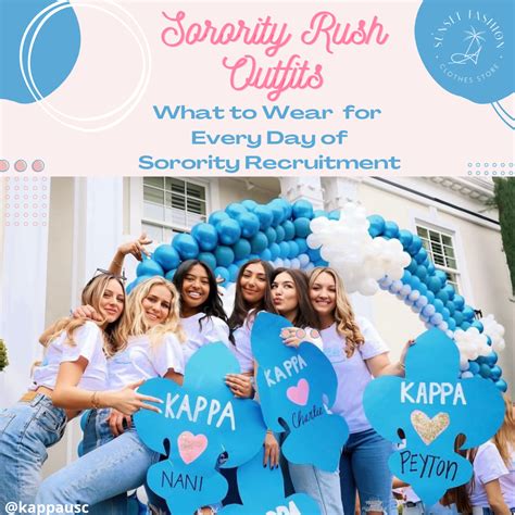 Sorority Rushing Outfits What To Wear To Sorority Recruitment