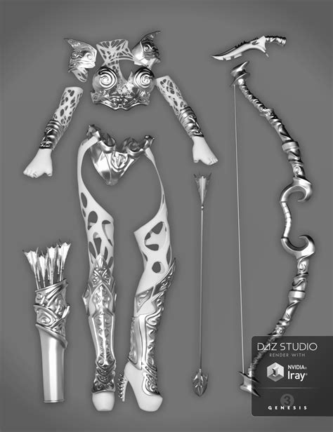 Hunter Queen For Genesis 3 Females Daz 3d