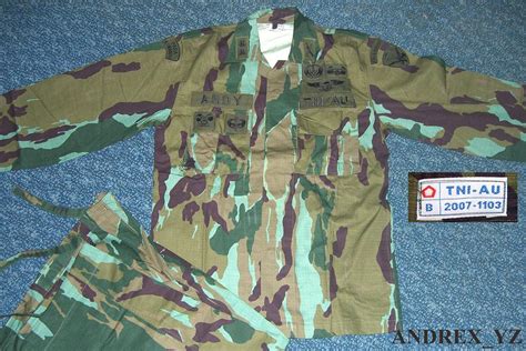 Complete Sets Of Indonesian Military And Police Camouflage Patterns