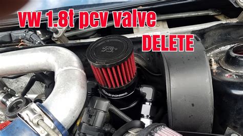 Vw 18t Pcv Valve Delete With Catch Can Youtube