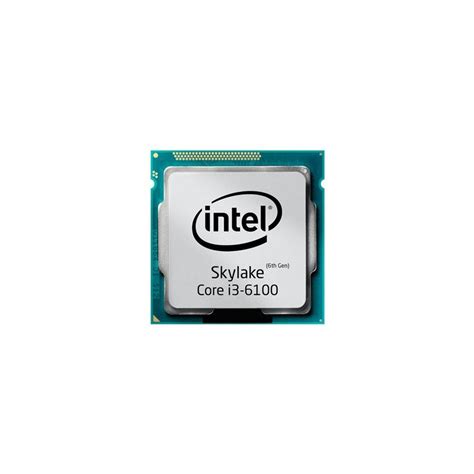 مشخصات، قیمت و خرید سی پی یو اینتل I3 6100 پردازنده اسکای لیت Intel