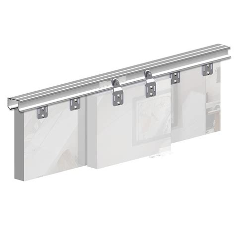 Système coulissant SLID UP 110 pour 2 ou 3 portes de placard rail 3 m