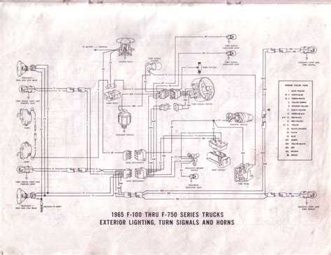 Electrical Wiring Diagrams Or Schematics For 1965 Ford F100 Alternator