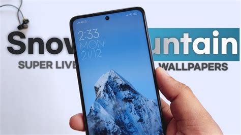 Install Miui 12 Snow Mountain Live Super Wallpapers Youtube