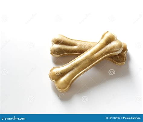Dog Food Bones Isolated On White Stock Image Image Of Diet Crunchy