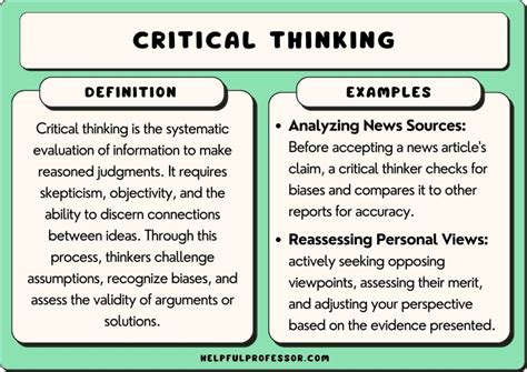 Critical Thinking Examples