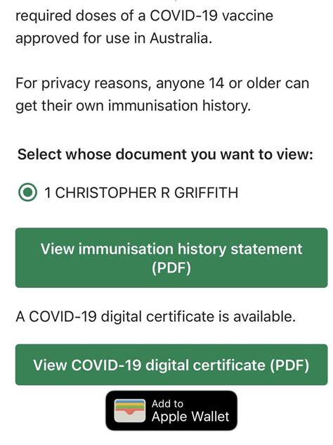 Australian Covid Vaccination Certificates Come To Your Phone The