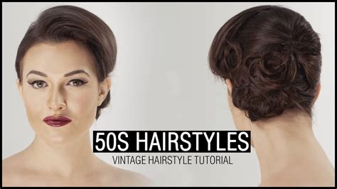 Lots of thin layers are a signature feature of short shaggy hairstyles for women over 50 years old. How To Do 50S HAIRSTYLE - Vintage Hairstyle Tutorial - YouTube