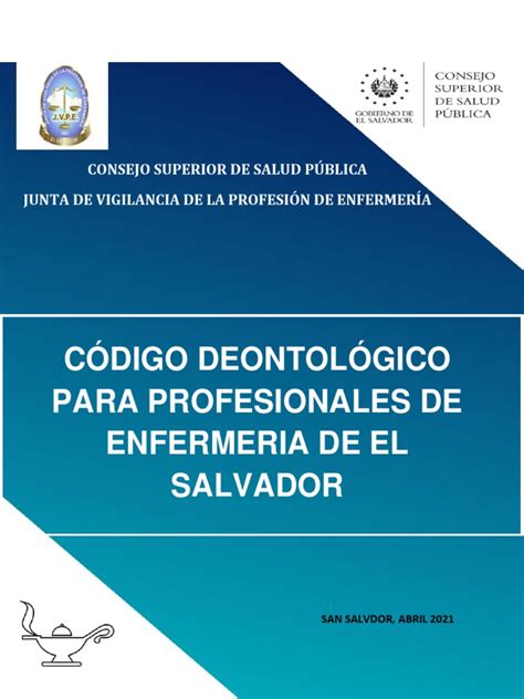 Código Deontológico Para Profesionales De Enfermeria De El Salvador