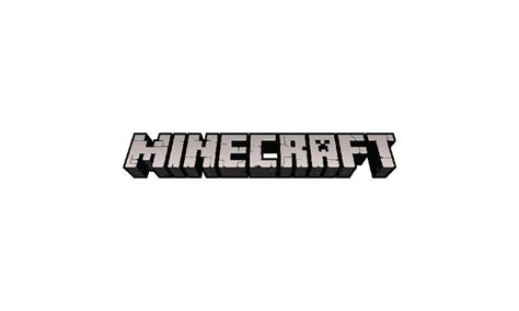 Minecraft Logo Black Background