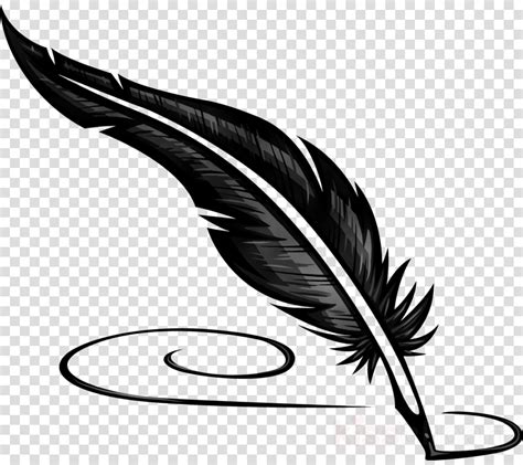 Feather Clipart Book Feather Book Transparent Free For Download On