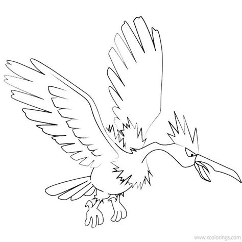 Fearow Pokemon Coloring Pages