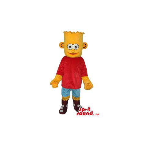 Bart Simpson Well Known Cartoon Character Plush Mascot Spotsound Mascots In Canada Us