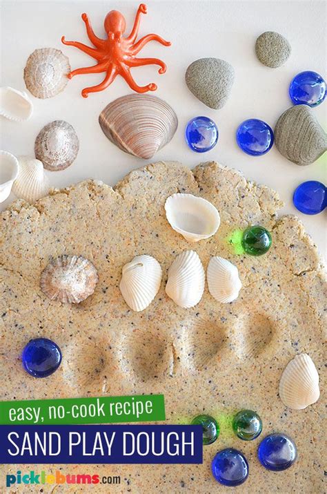 Let's vote by playing various uploaded works. Easy No-cook Sand Playdough Recipe. | Playdough, Sand ...