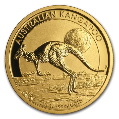 The australian gold kangaroo gold and silver bullion coins were first minted by the perth mint of western australia in 1987. 2015 1oz Australian 9999 Gold Kangaroo Coin | European Mint