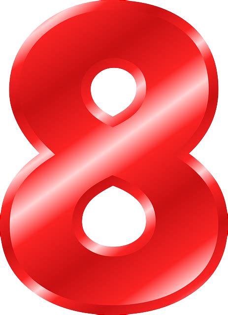 8 Number Png Images Transparent Background Png Play