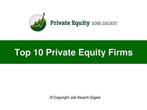 Top 10 Private Equity Firms