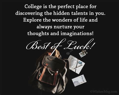 70 Leaving For College Wishes Messages And Quotes Wishesmsg
