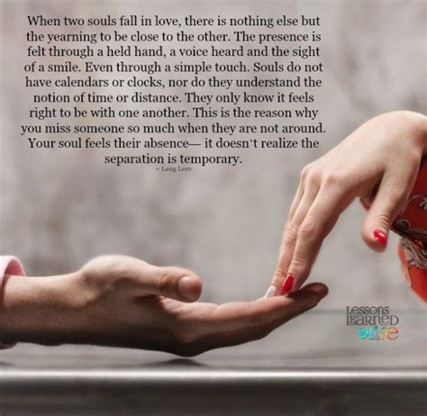 Lessons Learned In Life When Two Souls Fall In Love Great Quotes