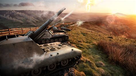 Images World Of Tanks Spg Firing 3d Graphics Games